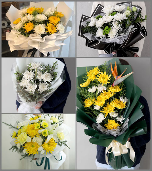 广东肇庆市四会市罗源镇铁坑村白事花束代送